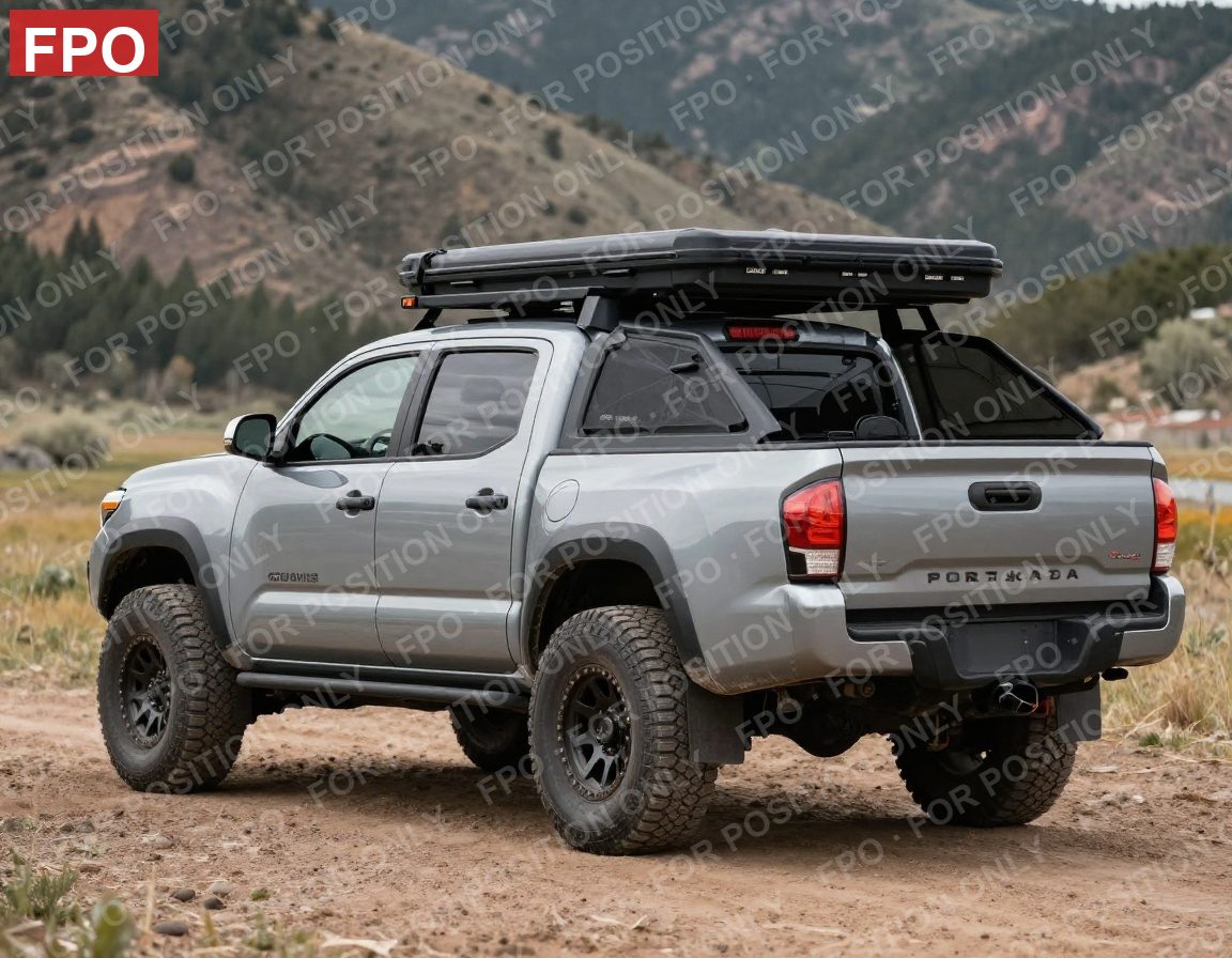 built Toyota Tacoma, front three-quarter